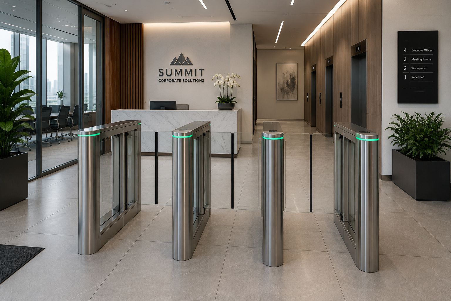 Controlled access system installed by Boundary Access Systems