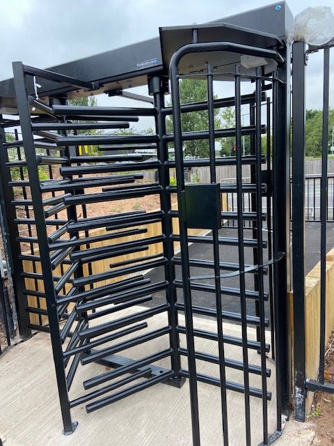 Turnstile installation detail